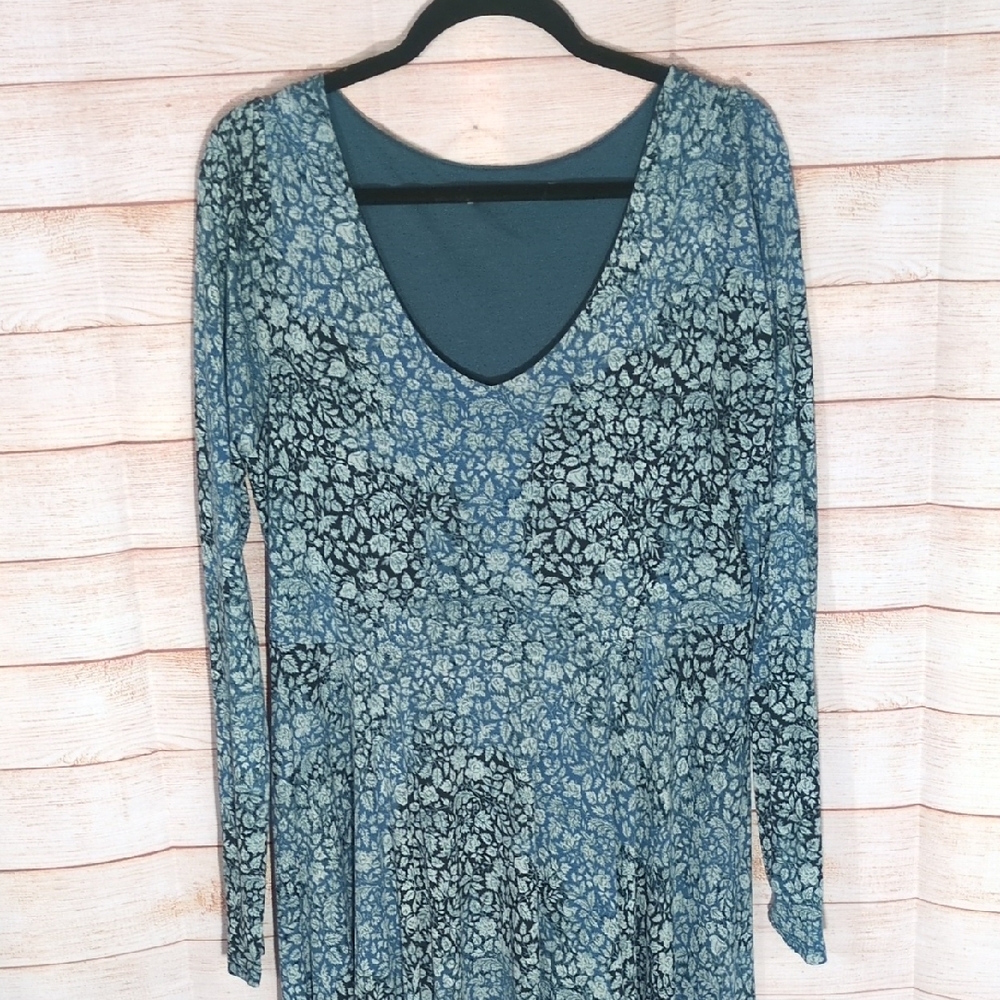 Peruvian Connection Teal Dress